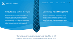 Desktop Screenshot of dcservicesconseils.com